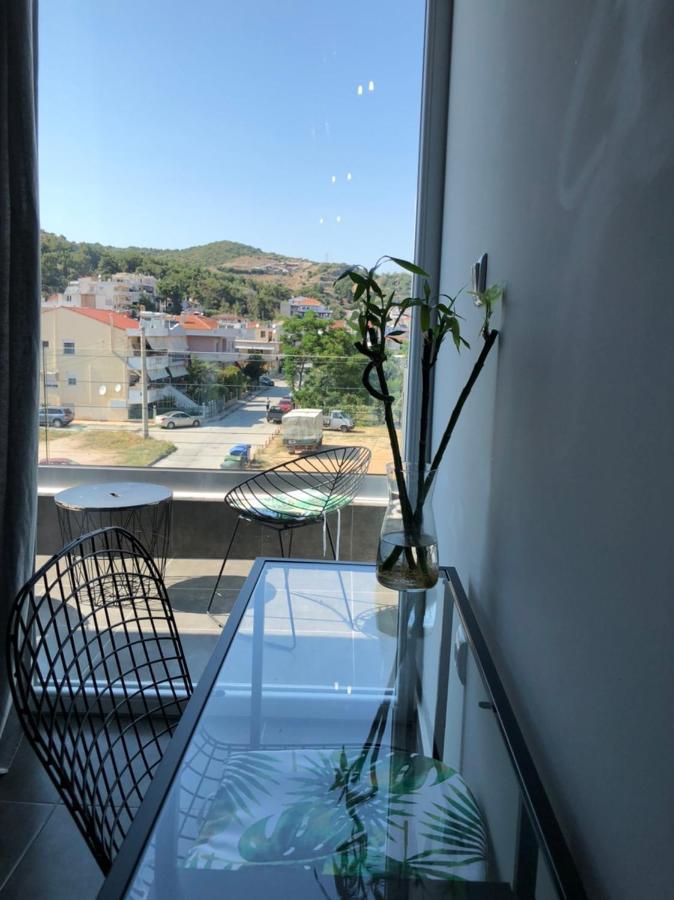 Glykanisos Suites Nea Peramos  Ngoại thất bức ảnh